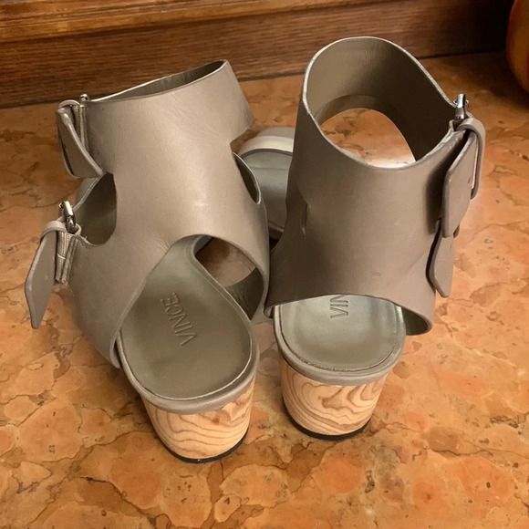 VINCE. Ria City Sandals Pumice Stone 7 - Picture 8 of 9